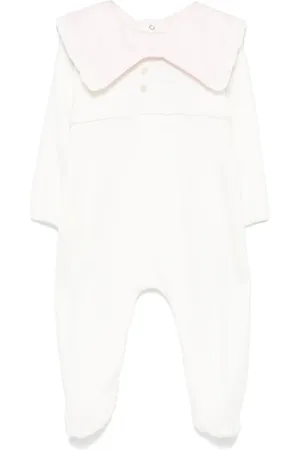 LA STUPENDERIA Frilled-collar pajamas