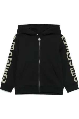 Stella McCartney Logo-jacquard zip-up hoodie
