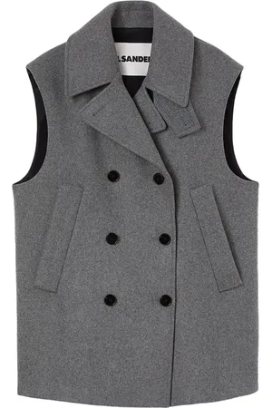 Jil Sander Double-breasted wool vest