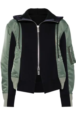 SACAI Panelled bomber jacket