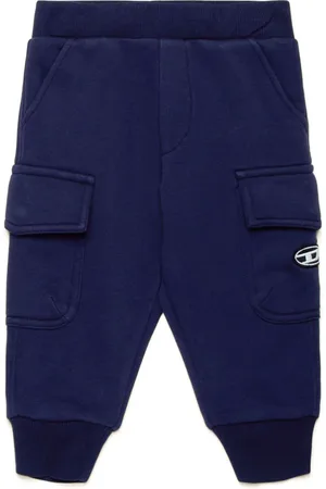 Diesel Oval-D fleece cargo trousers