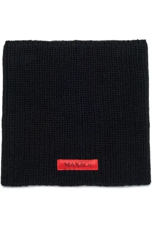MAX&Co. Kids Logo-patch knitted snood