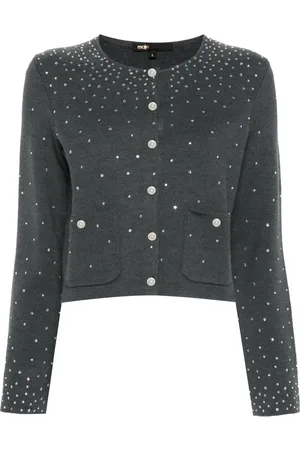 Maje Rhinestone-embellished sweater