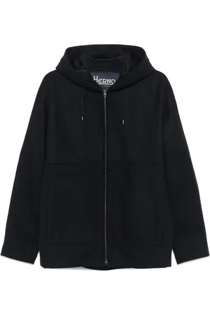 HERNO Twill hooded jacket