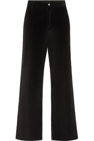 Philipp Plein Wide-leg velvet trousers