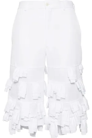 Comme des Garçons Ruffle layered tailored short