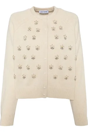 DICE KAYEK Pearl-embellished cardigan
