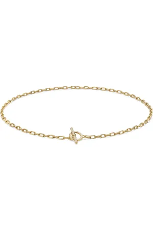 David Yurman 18kt yellow DY Madison diamond chain necklace (3mm)