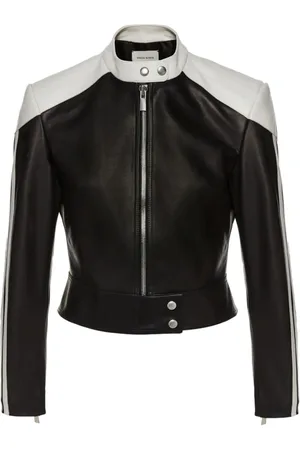 MAGDA BUTRYM Cropped leather jacket
