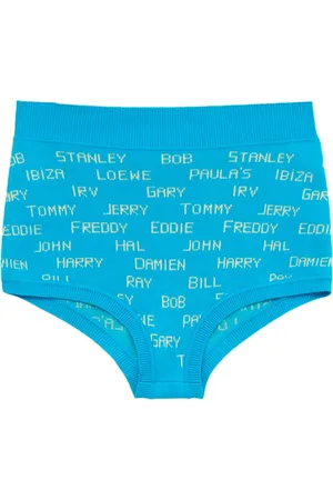 Loewe Text-print mini shorts