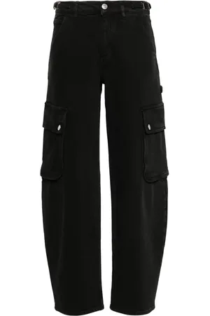 Maje Logo-patch cargo jeans