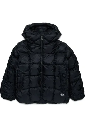 Diesel Quilted check padded jacket
