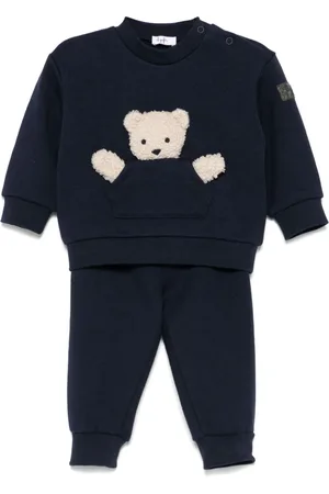 Il gufo Bear-motif tracksuit set