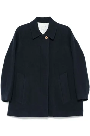ALYSI Virgin-wool caban coat