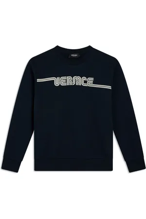 VERSACE Logo-print sweatshirt