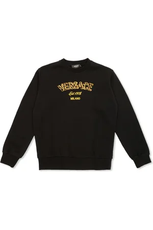 VERSACE Logo-print sweatshirt