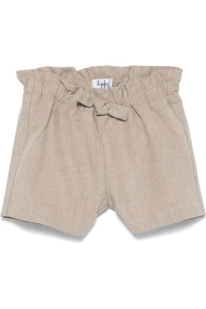 Il gufo Bow-detail shorts