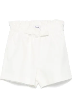 Il gufo Bow-detail shorts