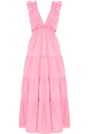 LOVESHACKFANCY Ruffled maxi dress