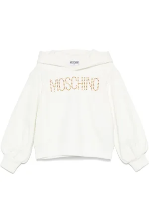 Moschino Logo-appliqué hoodie