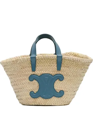 Céline 2022 Teen Palm Leaves Triomphe Classic Panier Tote satchel