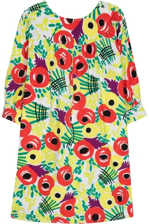 Saint Laurent 1990s floral-print dress