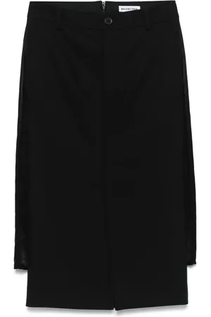 Balenciaga Layered midi skirt