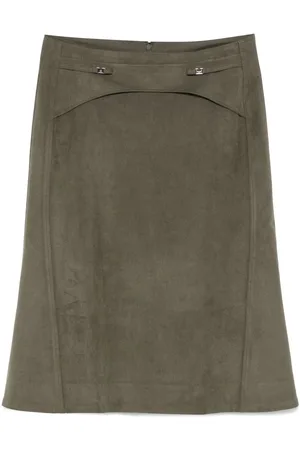 Low Classic Strap-detail midi skirt
