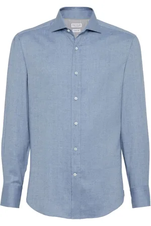 Brunello Cucinelli Spread-collar shirt