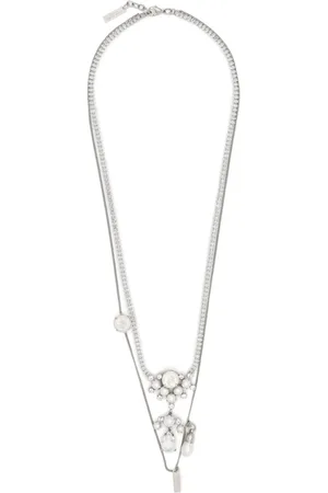 ERMANNO SCERVINO Crystal embellished multi-chain necklace