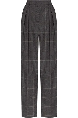 Emporio Armani Pleated checked trousers