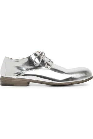 MARSÈLL Metallic leather derby shoes