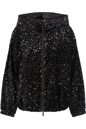 Emporio Armani Sequin-embellished bomber jacket