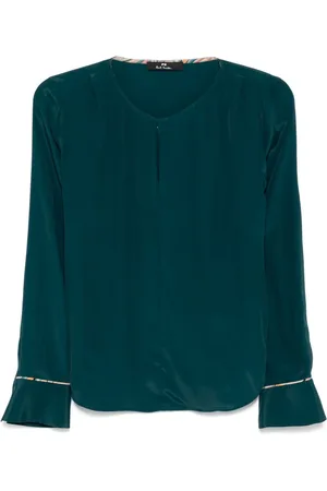 Paul Smith Signature Stripe-detail blouse