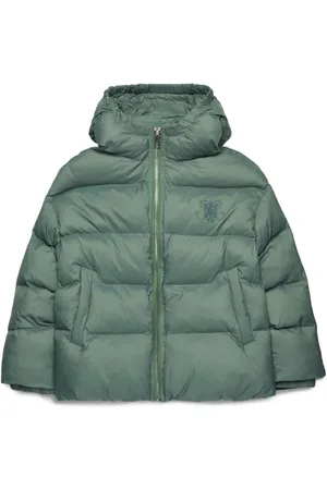 MAX&Co. Kids Zip-up quilted hooded jacket