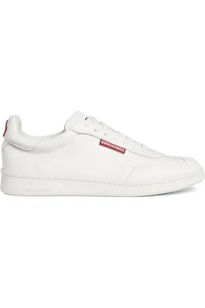 Dsquared2 Logo-tag leather sneakers
