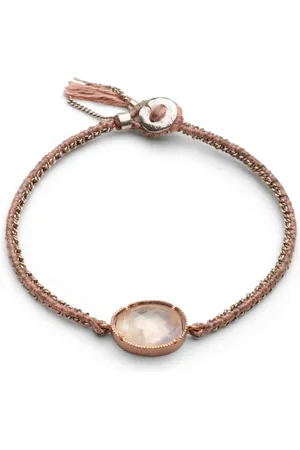 Brooke Gregson 18kt yellow Orbit moonstone bracelet