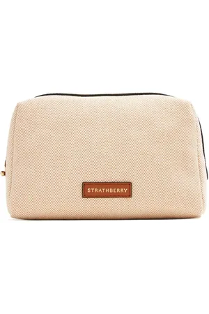 STRATHBERRY Logo-patch clutch bag