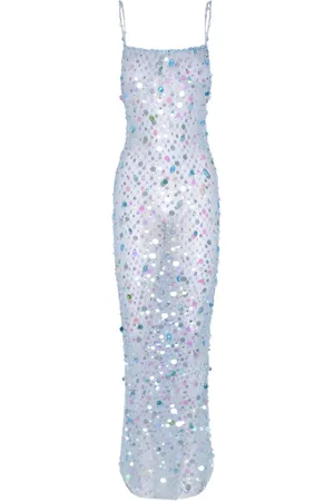 Roberta Einer Fishnet maxi dress
