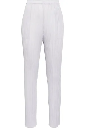 PLEATS PLEASE ISSEY MIYAKE July slim-fit trousers