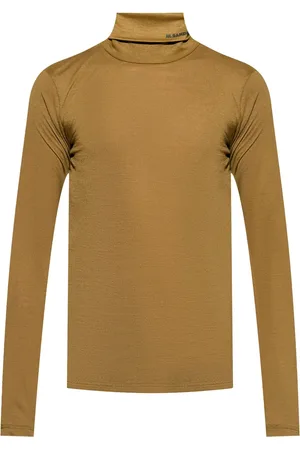 Jil Sander Logo-print roll neck jumper