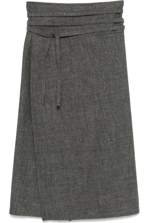 Fabiana Filippi Belted midi skirt