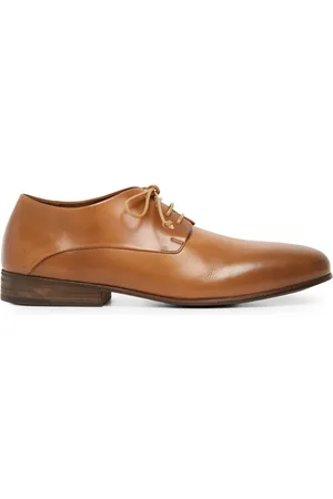 MARSÈLL Almond-toe leather derby shoes