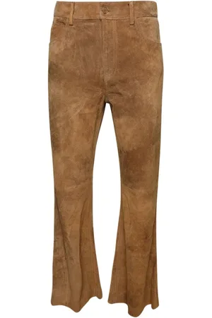 Marni Suede wide-leg trousers