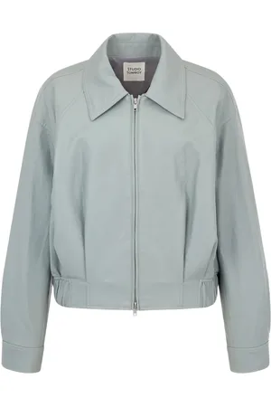 Studio Tomboy Faux-leather blouson jacket