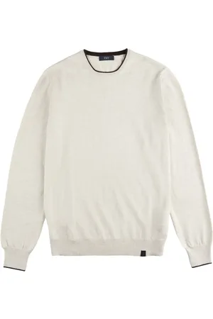 FAY Round-neck virgin wool sweater