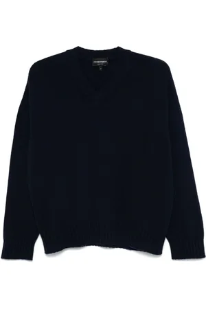 Emporio Armani Virgin wool V-neck sweater