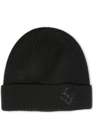 TAGLIATORE Logo-embroidered beanie