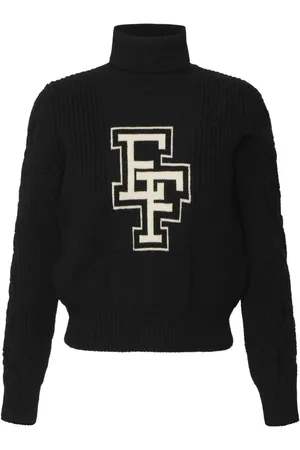 Elisabetta Franchi College-style roll-neck sweater