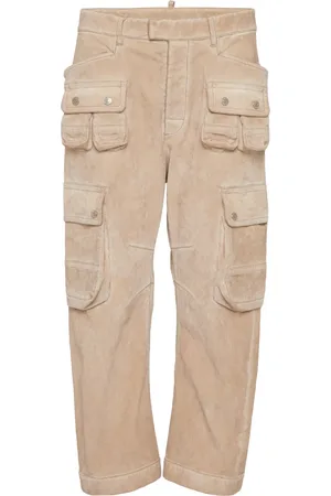 Dsquared2 Faded-effect multi-pocket cargo trousers
